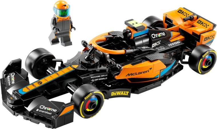 LEGO Speed Champions, Samochód wyścigowy McLaren Formula 1 wersja 2023, 76919