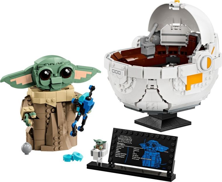 LEGO Star Wars, Grogu w wózku, 75403