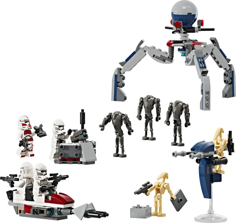 LEGO Star Wars, Zestaw bitewny z żołnierzem armii klonów i droidem bojowym, 75372