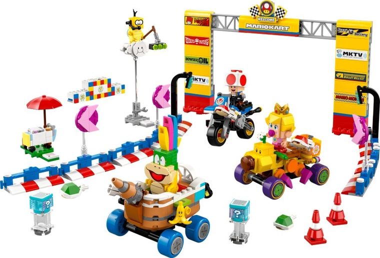 LEGO Super Mario, Mario Kart - Zestaw Baby Peach i Grand Prix, 72036