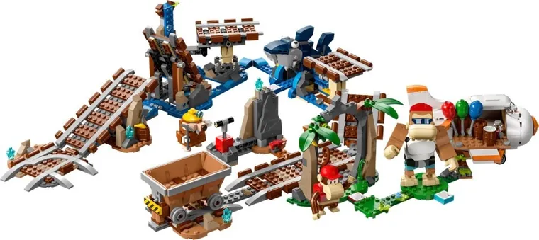 LEGO Super Mario, Przejażdżka wagonikiem Diddy Konga - zestaw rozszerzający, 71425