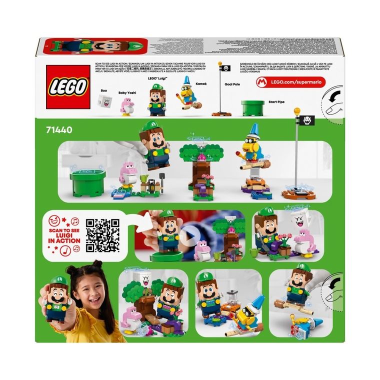 LEGO Super Mario, Przygody z interaktywną figurką LEGO Luigi, 71440