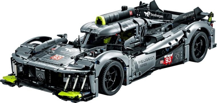 LEGO Technic, PEUGEOT 9X8 24H Le Mans Hybrid Hypercar, 42156