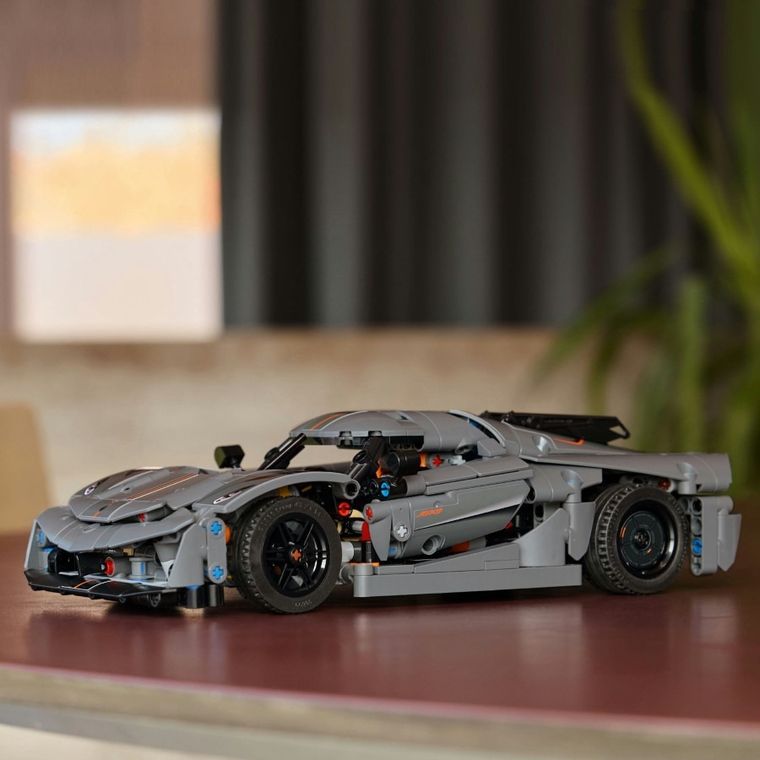 LEGO Technic, Szary hipersamochód Koenigsegg Jesko Absolut, 42173
