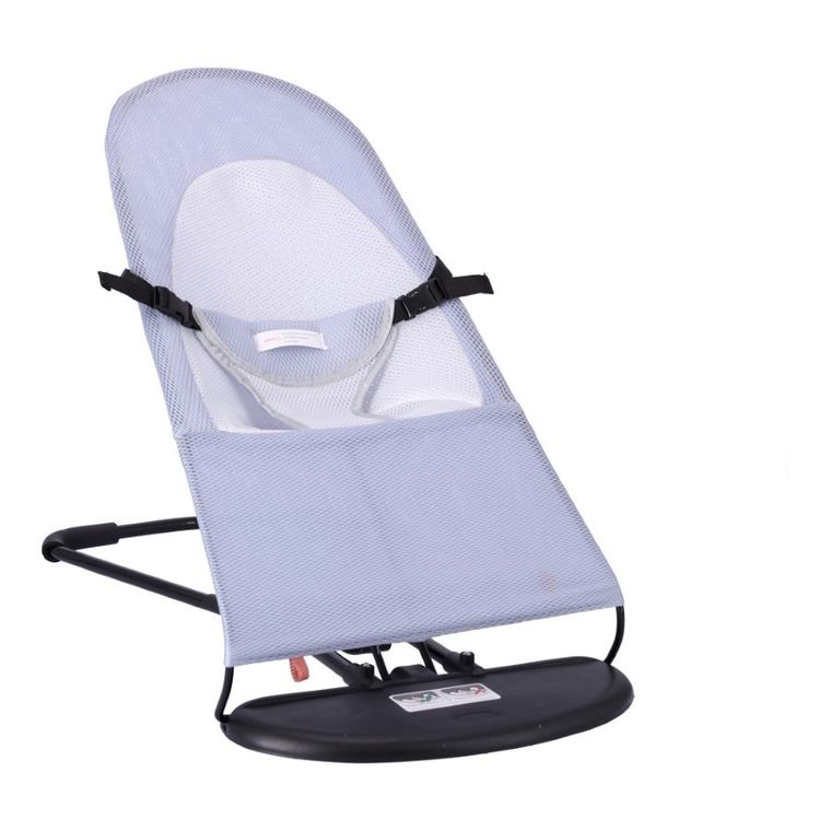 Leżaczek, bujaczek, szary