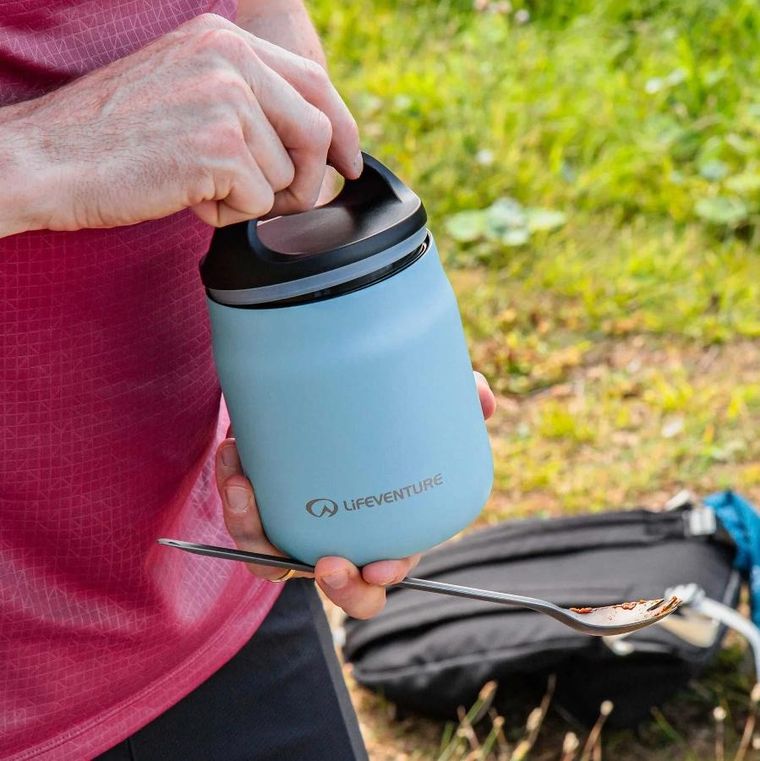 Lifeventure, termos na jedzenie, Ice Blue, 600 ml