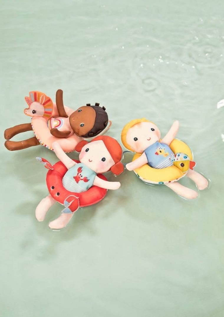 Lilliputiens, Lena, laleczka do kąpieli, 6m+