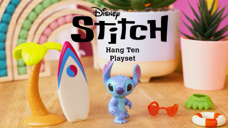 Lilo i Stitch, Zestaw Surfera, figurka kolekcjonerska, 6 elementów