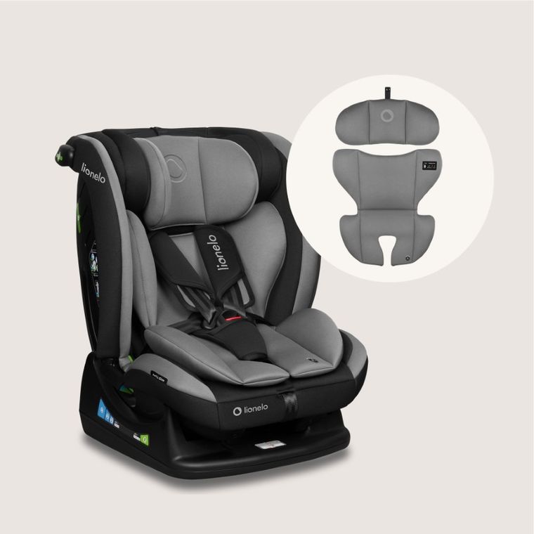 Lionelo, Aart, i-Size, fotelik samochodowy, grey graphite, 40-150 cm
