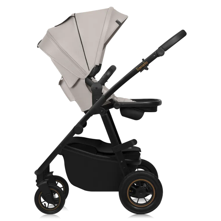 Lionelo, Amber Plus, wózek wielofunkcyjny 3w1, Beige Sand