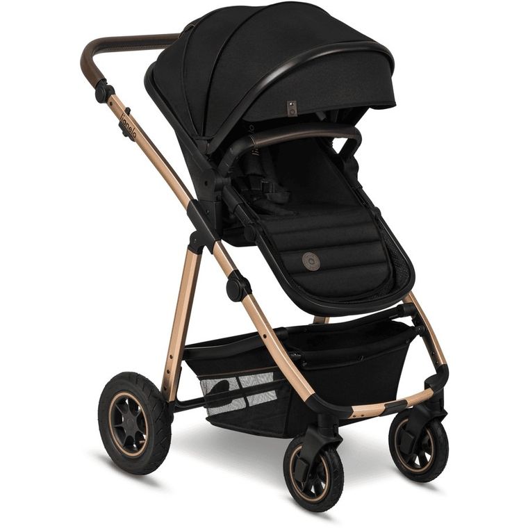 Lionelo, Amber, wózek wielofunkcyjny, 3w1, Black Onyx