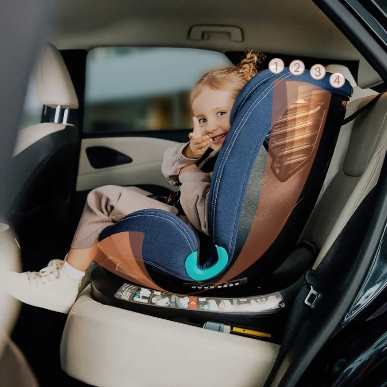 Lionelo, Bastiaan One, I-Size, fotelik samochodowy, Black Carbon, 40-150 cm