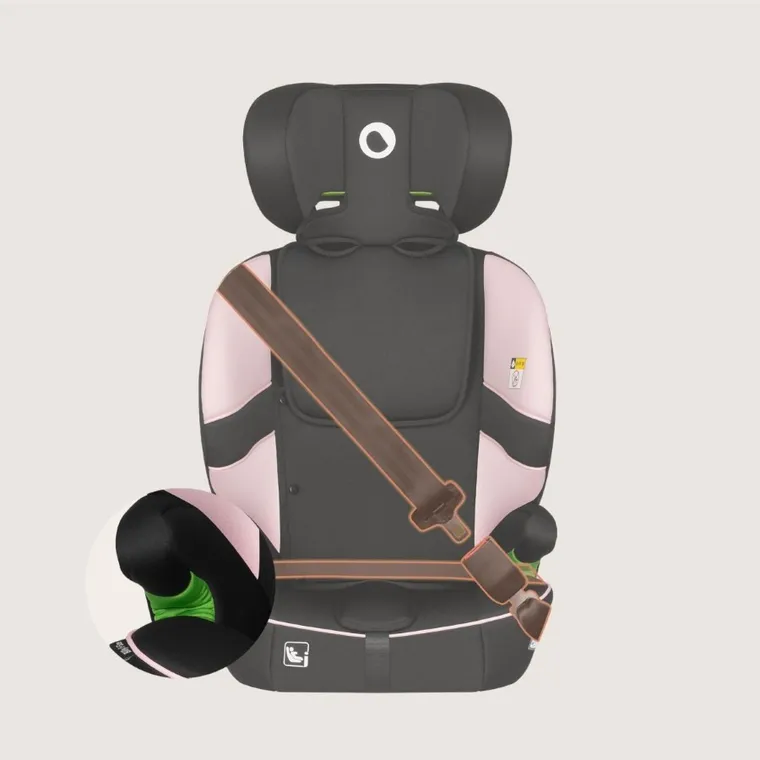 Lionelo, Billy, fotelik samochodowy, i-Size, Pink Baby, 76-150 cm