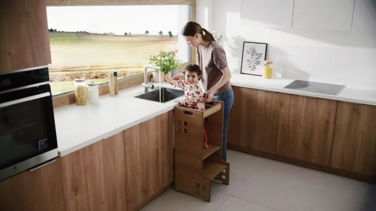 Lionelo, Cass, pomocnik kuchenny, 2w1, White