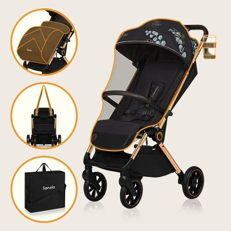 Lionelo, Cloe, wózek spacerowy, Golden Moments