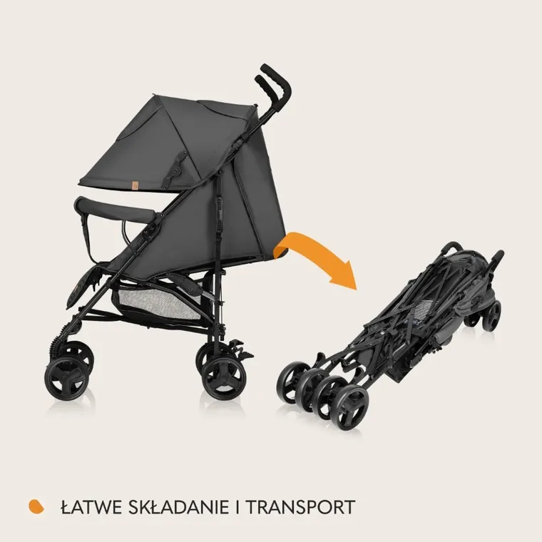 Lionelo, Elia, wózek spacerowy, Graphite