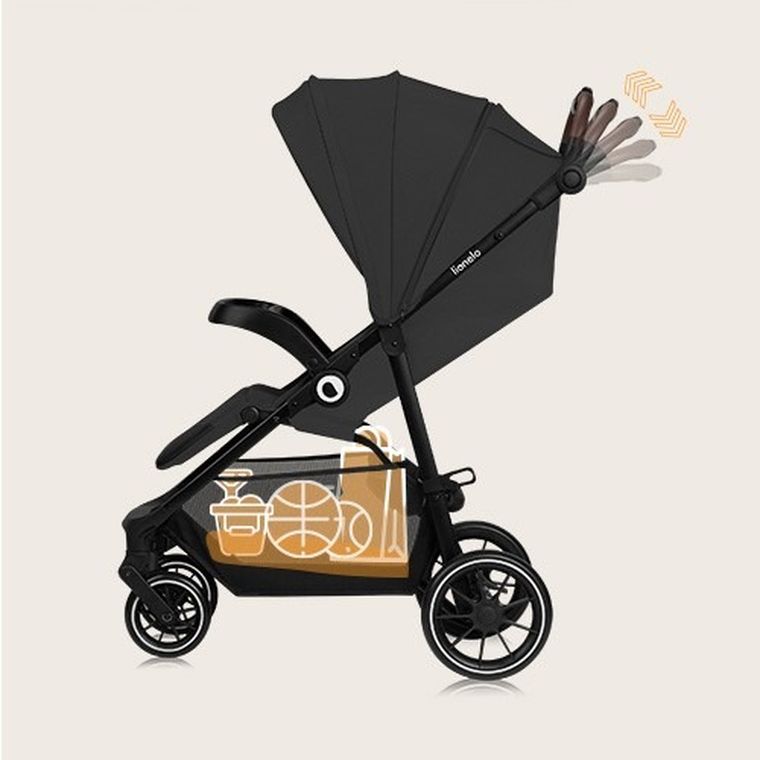 Lionelo, Emma One, wózek spacerowy, Grey Stone