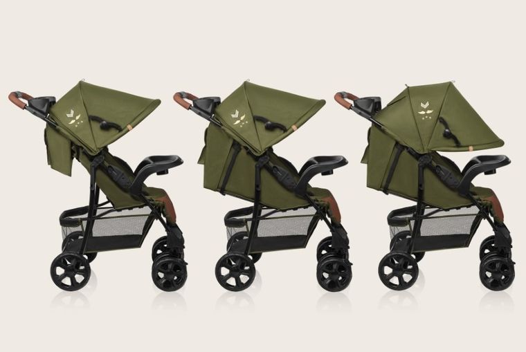 Lionelo, Emma Plus, wózek spacerowy, Forest Green