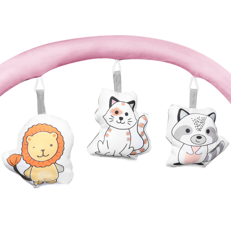 Lionelo, Flower, łóżeczko turystyczne, Flamingo