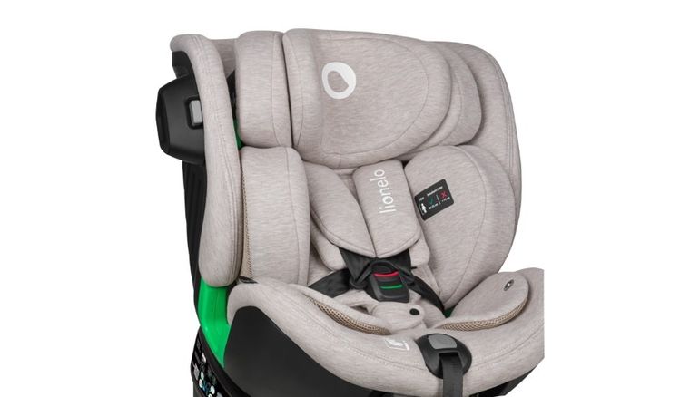 Lionelo, Harmony, fotelik samochodowy, Beige Sand Bamboo, 40-150 cm