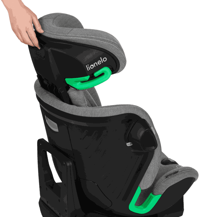 Lionelo, Harmony, I-Size, fotelik samochodowy, Concrete Bamboo, 40-150 cm