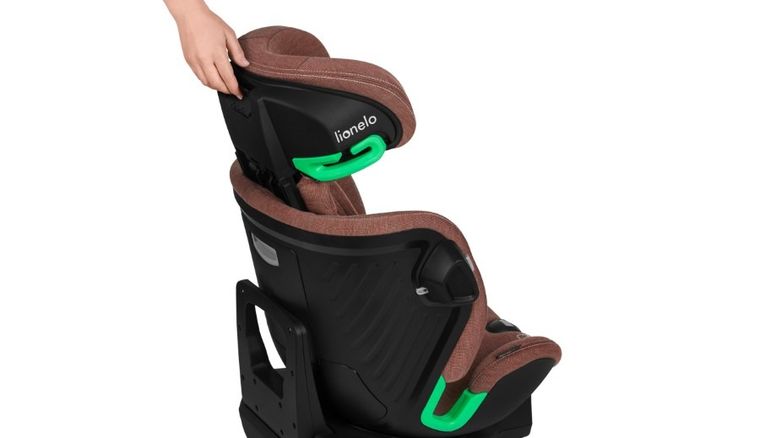 Lionelo, Harmony, I-Size, fotelik samochodowy, Red Brick Bamboo, 40-150 cm