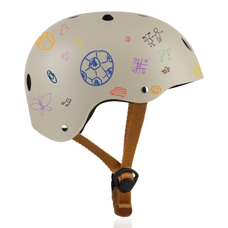 Lionelo, kask ochronny, Beige Sand, rozmiar 50-56 cm