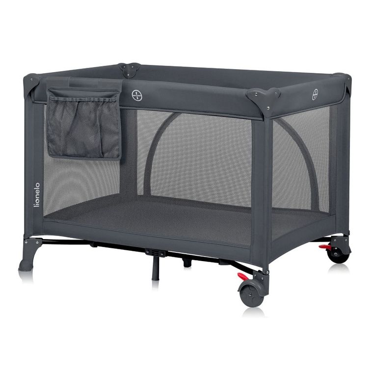 Lionelo, Laura, kompaktowe łóżeczko turystyczne, Grey Concrete