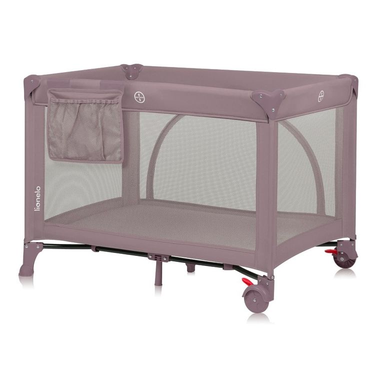 Lionelo, Laura, kompaktowe łóżeczko turystyczne, Pink Nude