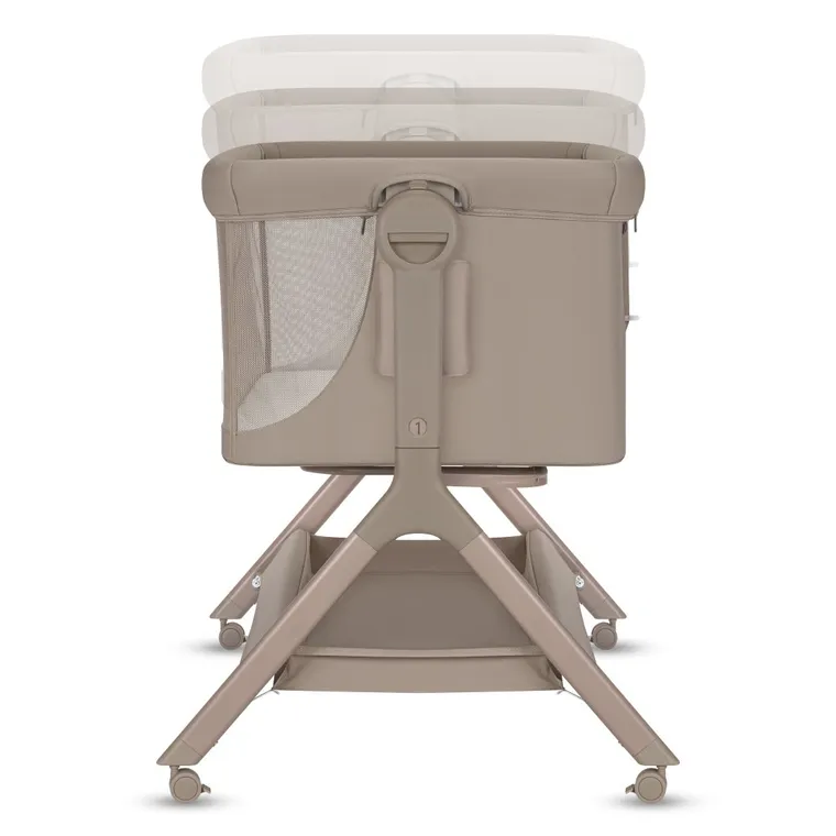 Lionelo, Leonie Plus, łóżeczko dostawne, Beige Taupe