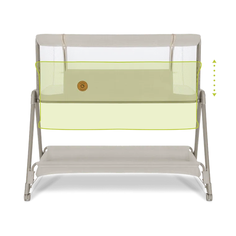 Lionelo, Luna, łóżeczko, Beige Sand