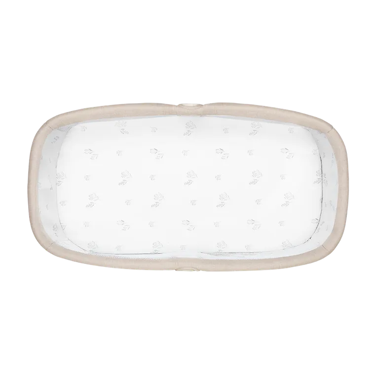 Lionelo, Malin Evo, łóżeczko z funkcją kołyski, beige natural