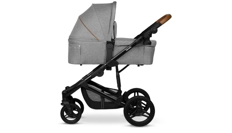 Lionelo, Mari Tour, wózek wielofunkcyjny z zestawem akcesoriów, 2w1, Grey Stone