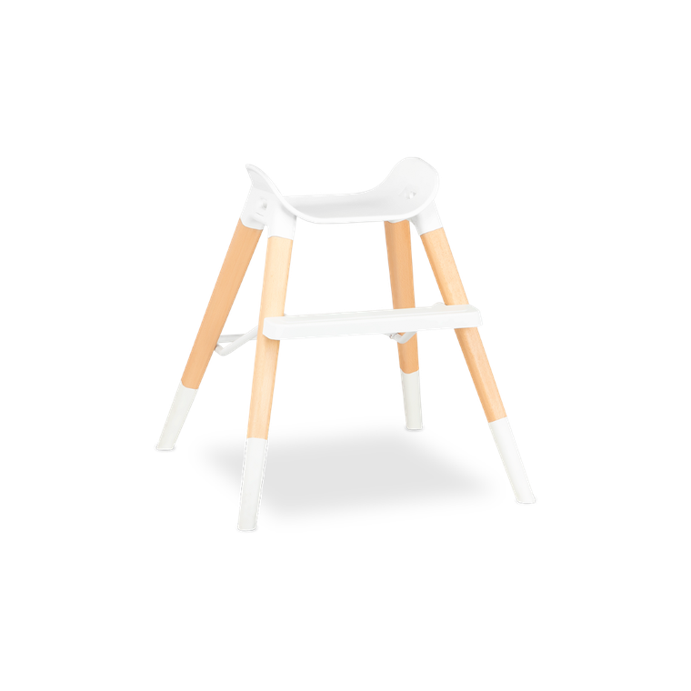 Lionelo, Mona, krzesełko do karmienia, 4w1, drewniane, szare