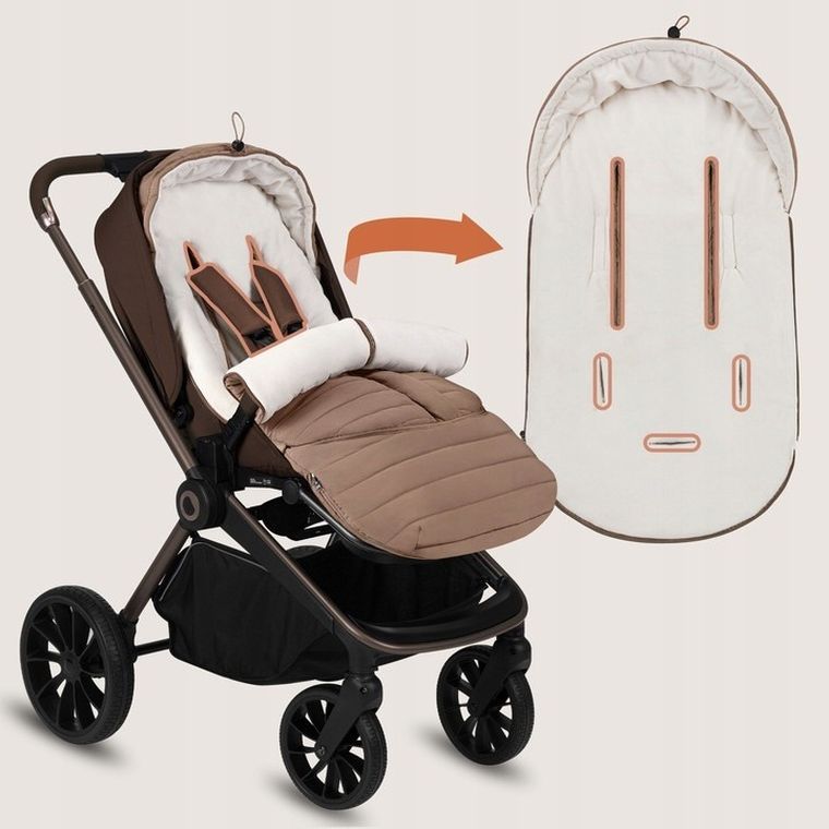 Lionelo, śpiwór do wózka, oli nutty