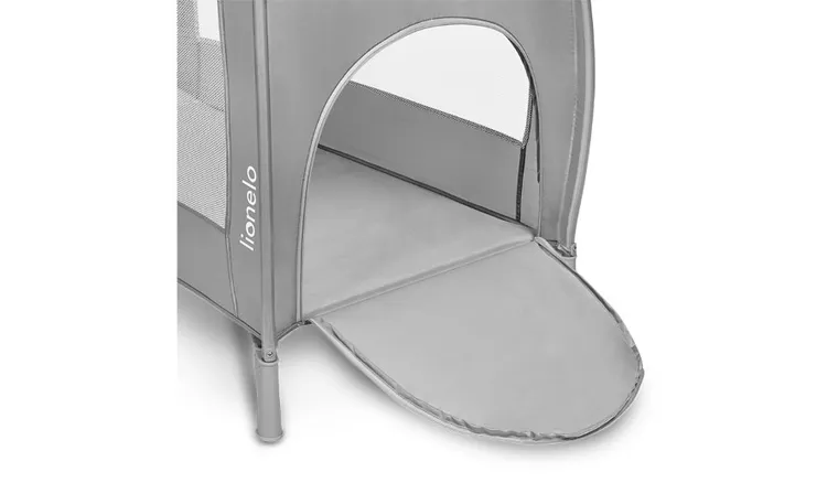 Lionelo, Stefi Plus, łóżeczko turystyczne, dwupoziomowe, składane, Pink Yellow