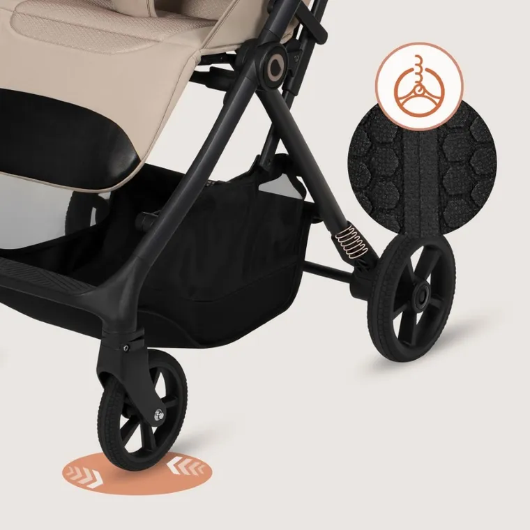 Lionelo, Tansi, wózek spacerowy, beige sand