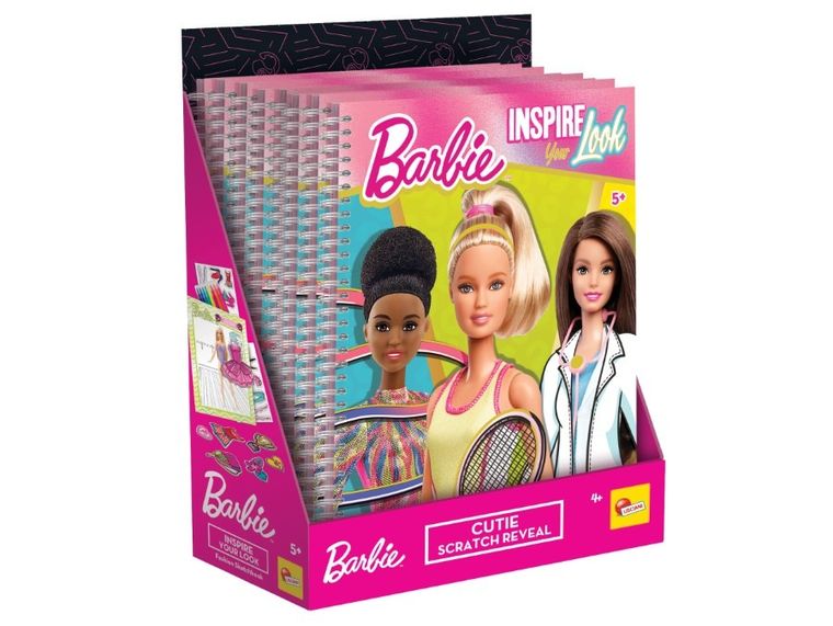 Lisciani, Barbie, Inspire Your Look, szkicownik z naklejkami