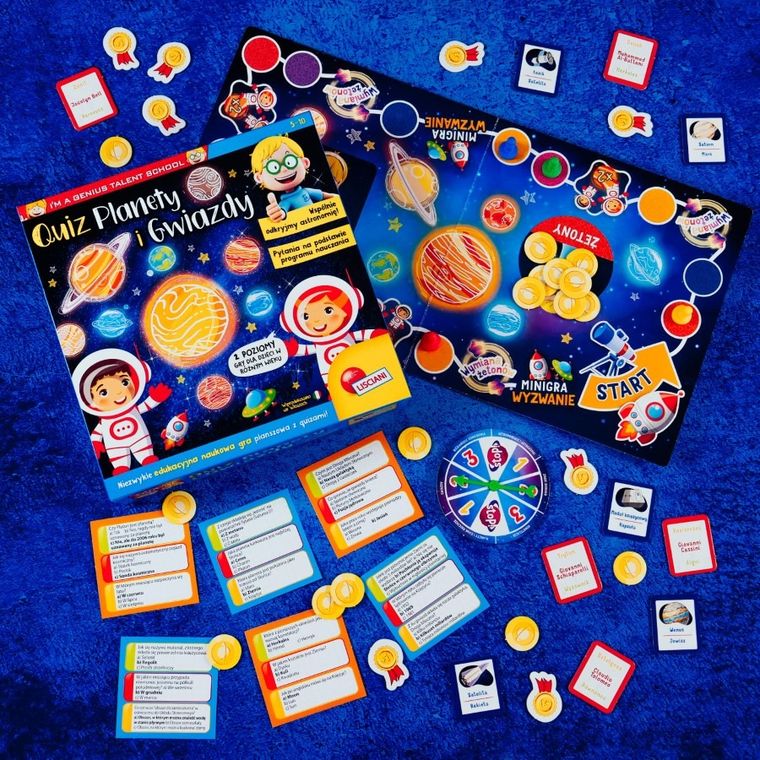Lisciani, Quiz Planety i Gwiazdy, gra edukacyjna