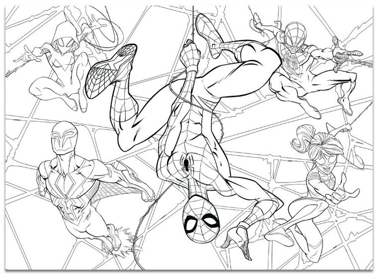 Lisciani, Spidey i super-kumple, puzzle dwustronne, 192 elementy