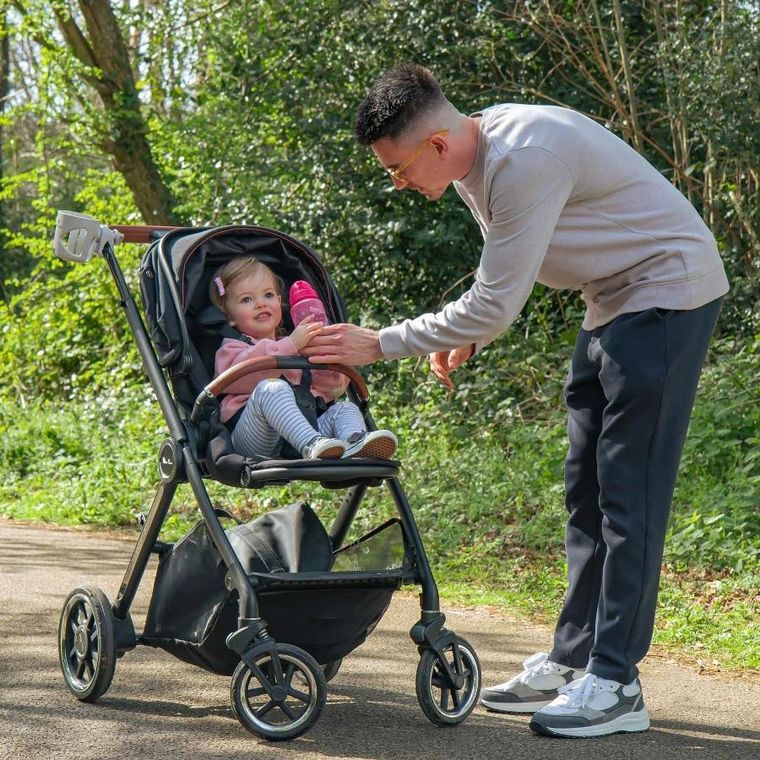 LittleLife, uchwyt na kubek, jasnoszary