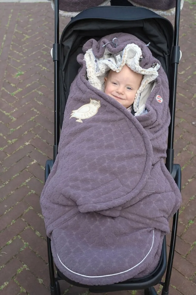 Lodger, Fleece, Mauve, zimowy śpiworek do wózka, polarowy, wrzosowy