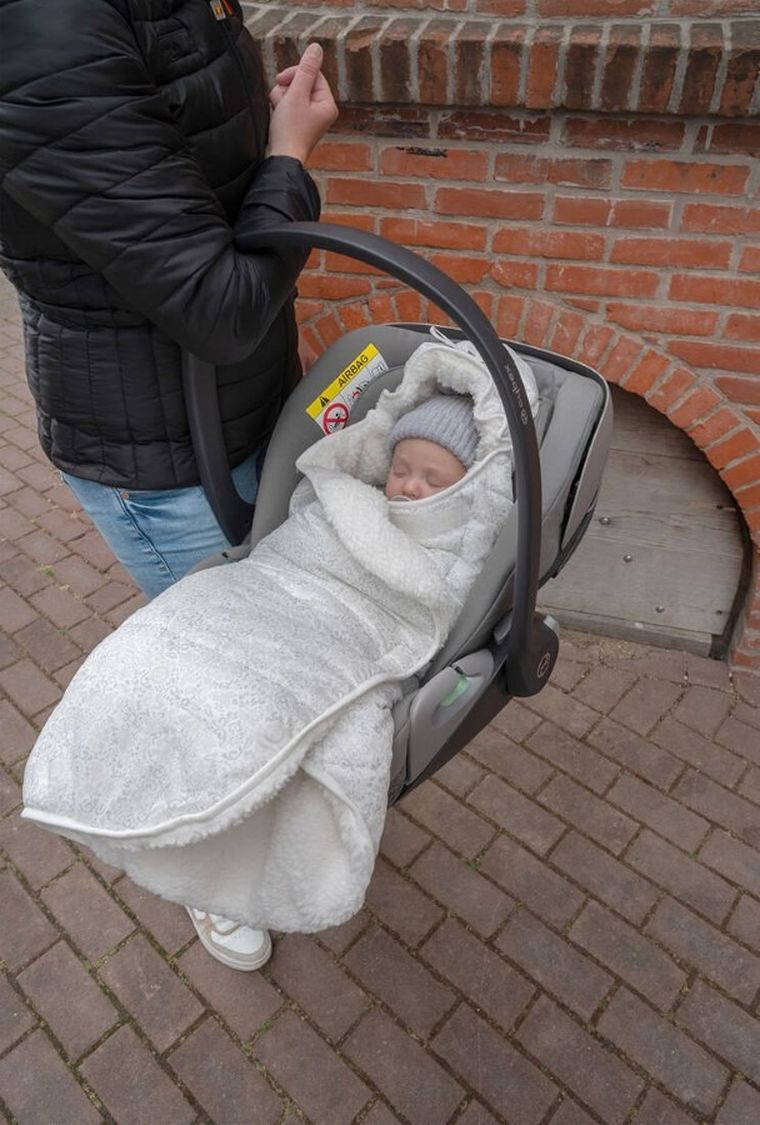 Lodger, Folklore Taslon Drizzle, wielofunkcyjny otulacz z polarem, wodoodporny, szary