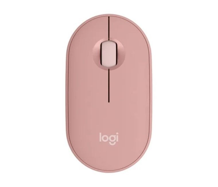 Logitech, mysz bezprzewodowa, M350s, różowa