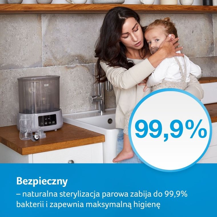 Lovi, elektryczny sterylizator parowy z suszarką