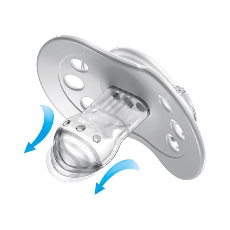 Lovi, Salt&Pepper, smoczek dynamiczny, silikonowy, 0-3m, 2 szt.