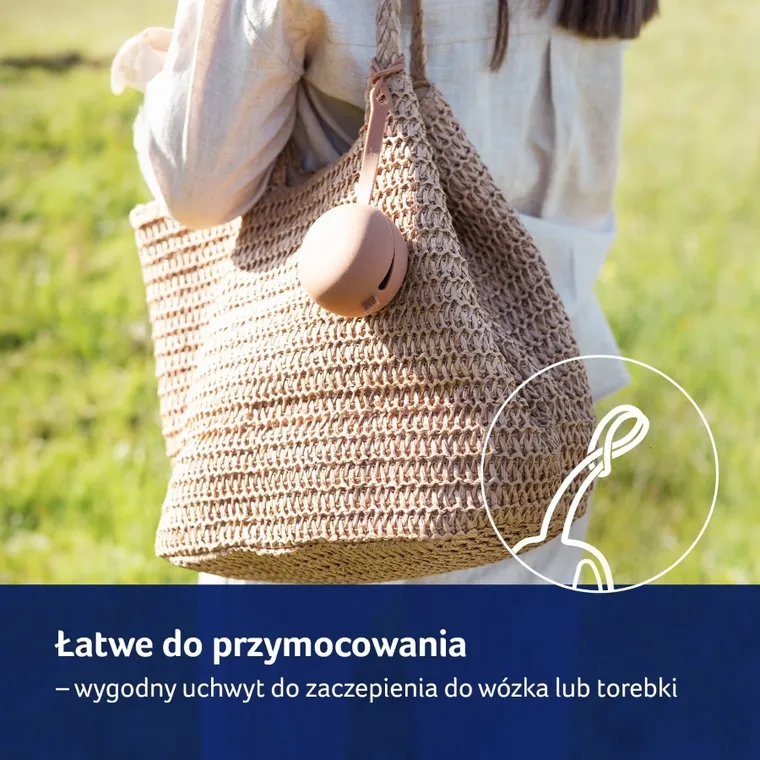 Lovi, silikonowe etui na smoczek, Nude