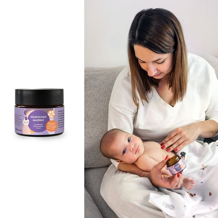 LullaLove, mazidło relaksacyjne do masażu, lawenda, mandarynka, rumianek, 50 ml