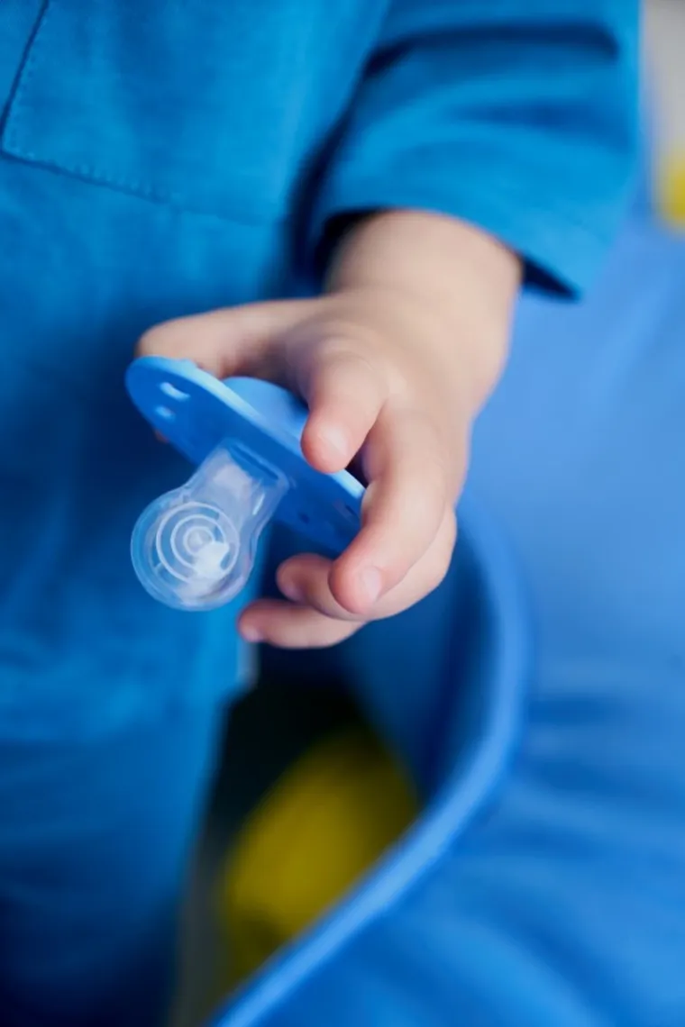 LUU Kids, smoczek pozycjonujący, Greek Sky, 3-6m