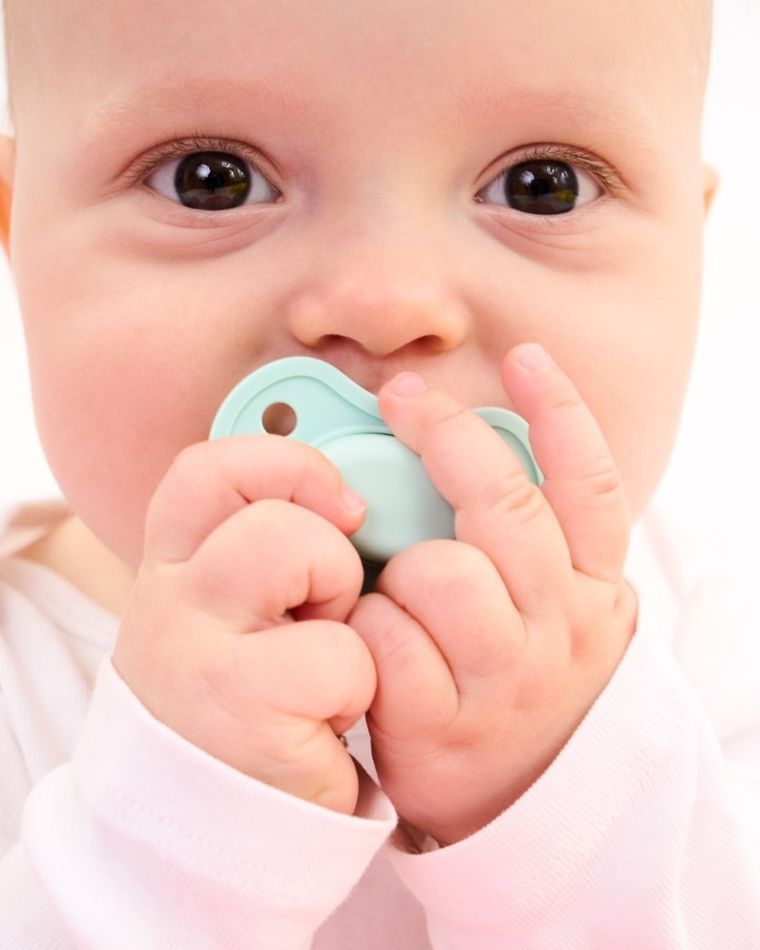 LUU Kids, smoczek pozycjonujący, Vivid Mint, 6m+